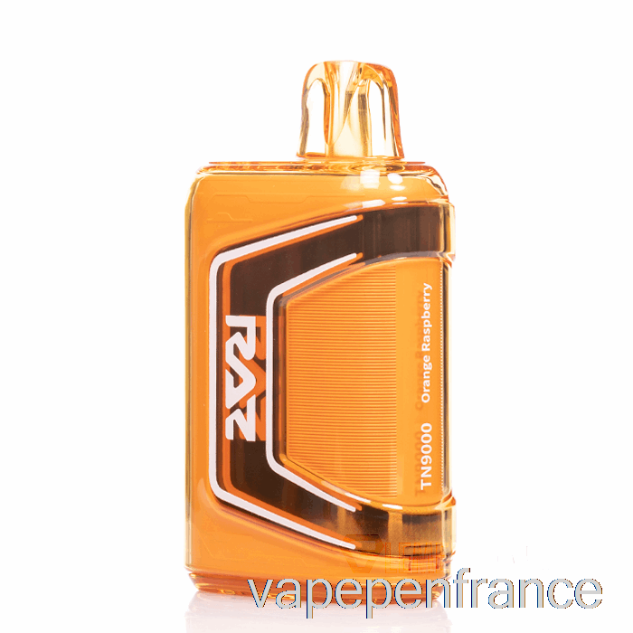 Stylo Vape Jetable Orange Framboise Raz Tn9000